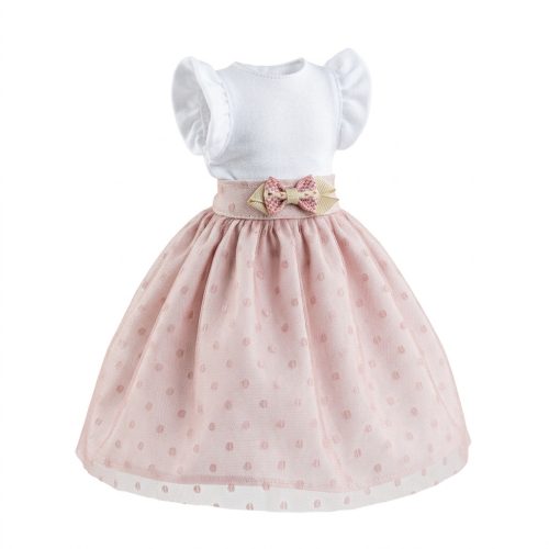 Paola Reina babaruha 32 cm-es babákhoz - Rózsaszín szívek