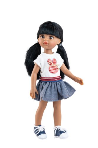 Paola Reina 32 cm-es játékbaba ruha - Nyuszis