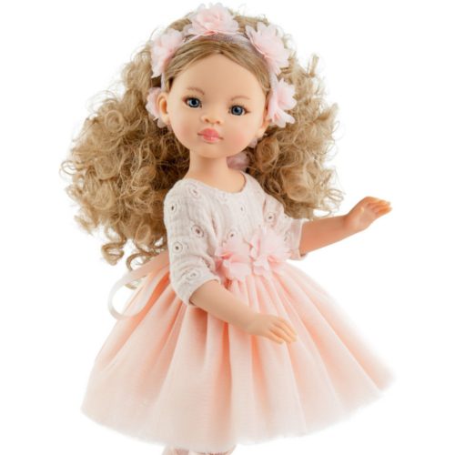 Paola Reina babaruha 32cm-es babákhoz - Barackvirág