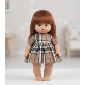 Játék babaruha 34 cm-es babákhoz - Kockák