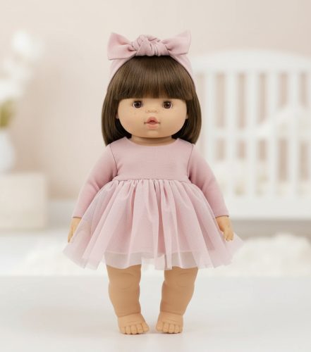 Játék babaruha 34 cm-es babákhoz - Balerina álom