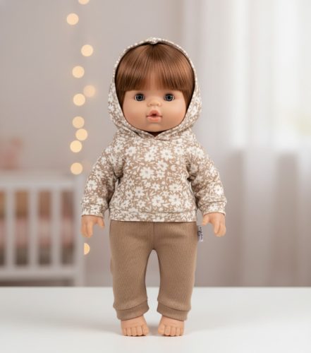 Játék babaruha 34 cm-es babákhoz - Őszi rét