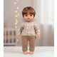 Játék babaruha 34 cm-es babákhoz - Őszi rét