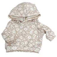 Przytullale Őszi rét virágos kapucnis pulóver és nadrág 34 cm-es babán