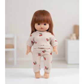 Játék babaruha 34 cm-es babákhoz - Cseresznyés álom