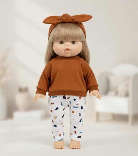 Játék babaruha 34 cm-es babákhoz - Őszi kaland