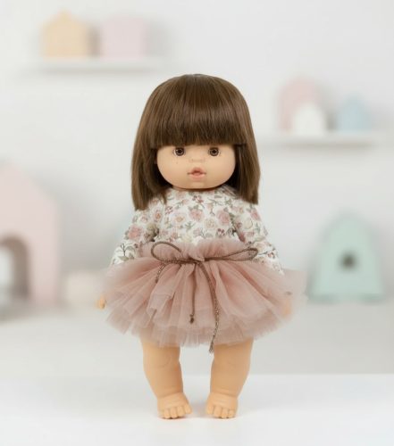 Játék babaruha 34 cm-es babákhoz - Púder varázs