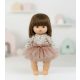 Játék babaruha 34 cm-es babákhoz - Púder varázs