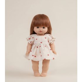 Játék babaruha 34 cm-es babákhoz - Szivecskék