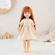 Przytullale vaníliakrém muszlin ruha 32 cm-es Paola Reina babán