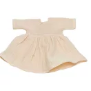 Przytullale vaníliakrém muszlin babaruha kiterítve 32 cm-es méretben