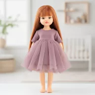 Játék babaruha 32 cm-es babákhoz - Szilvavirág