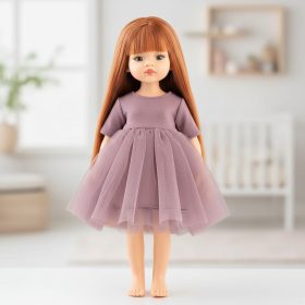 Játék babaruha 32 cm-es babákhoz - Szilvavirág