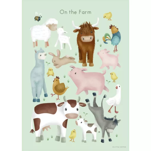 Little Dutch A3 poszter - Little farm