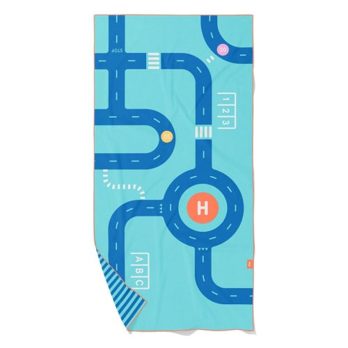 Quut autópálya mintás törölköző