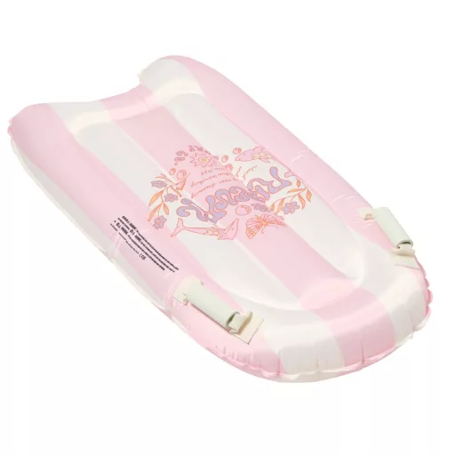 Sunnylife gyerek felfújható szörfdeszka - Dolphin Surf Co Pink Stripe