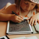 Kidywolf Kidydraw Mini rajzkártya csomagolása 60 darabos mesék és állatok kiadással