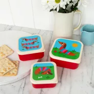 Rex London uzsonnás doboz szett - Vidám tacsi