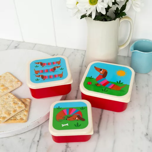 Rex London uzsonnás doboz szett - Vidám tacsi