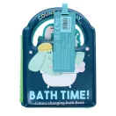 Rex London Bath time! fürdőkönyv hátoldala és termékcímkéje