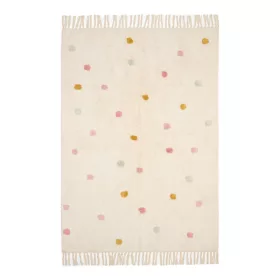 Little Dutch gyerekszőnyeg pink pöttyös 120x170 cm