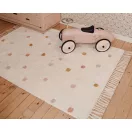 Little Dutch gyerekszőnyeg pink pöttyös 120x170 cm