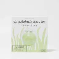   Sunnylife 3D felfújható strandlabda - Cookie the Croc Light Khaki