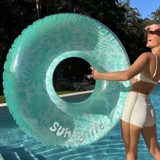 Sunnylife úszógumi - Floral Seafoam