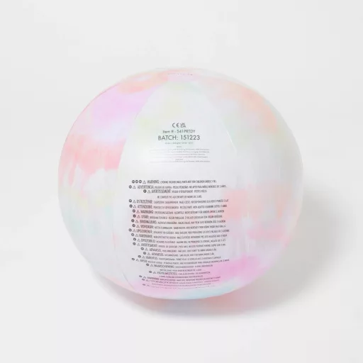 Sunnylife úszógumi - felfújható strandlabdával Tie Dye