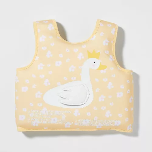 Sunnylife Úszómellény - Princess Swan Buttercup használat közben