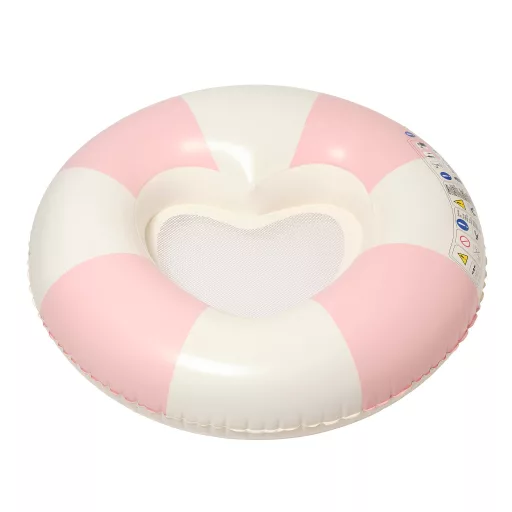 Sunnylife hálós úszógumi - Stole My Heart Pink Stripe