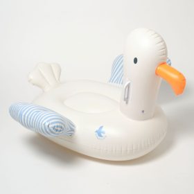   Sunnylife gyerek Ride-On matrac - Sid the Seagull Blue Stripe