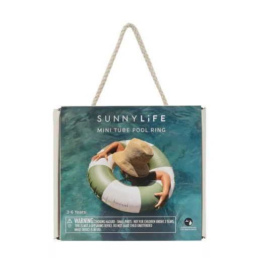 Sunnylife gyerek úszógumi - Olive Stripe