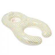   Sunnylife kétszemélyes együtt a babával úszógumi - Duck Sage Stripe