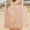 Sunnylife strandtáska - Tierra Clay Stripe