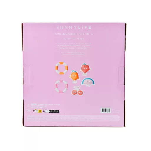 Sunnylife merülőjáték szett (6 db) -  Poppy the Peach