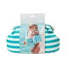Sunnylife úszómellény karúszóval 3-6 év Poppy the Peach Green stripe
