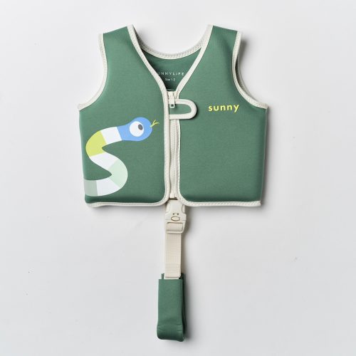 Sunnylife gyerek úszómellény 1-2 év - Into the Jungle Green