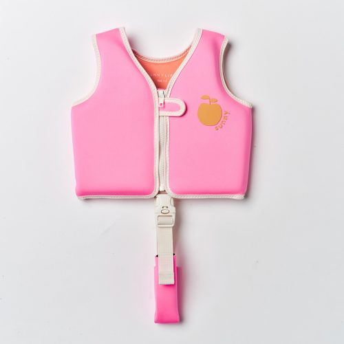 Sunnylife gyerek úszómellény 1-2 év - Peach Neon Pink