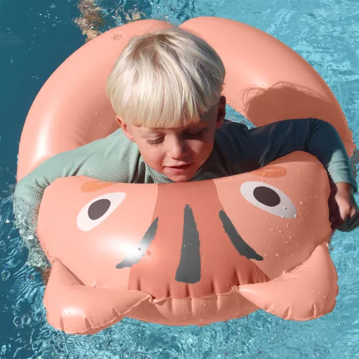 Sunnylife gyerek úszógumi hátul nyitott - Tino the Tiger Clay