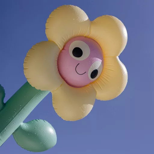 Sunnylife felfújható vízi nudli szett (2 db) - Poppy the Peach