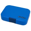 Zárt kék Yumbox Original uzsonnás doboz sötétkék zárócsattal