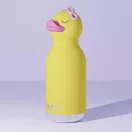 Asobu Bestie kacsa mintás szívószálas kulacs oldalnézetből