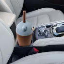 Asobu Bestie Sippy rózsaszín hőtartó kulacs sárga kacsa fejjel