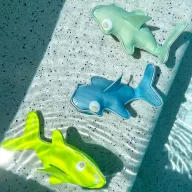   Sunnylife merülőjáték szett (3 db) - Salty the Shark Neon Yellow