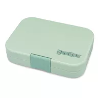 Yumbox Panino 4 rekeszes uzsonnás doboz nyitva dzsungelmintás belső tálcával