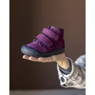 TD Shoes vízálló bundás téli cipő - Bordó