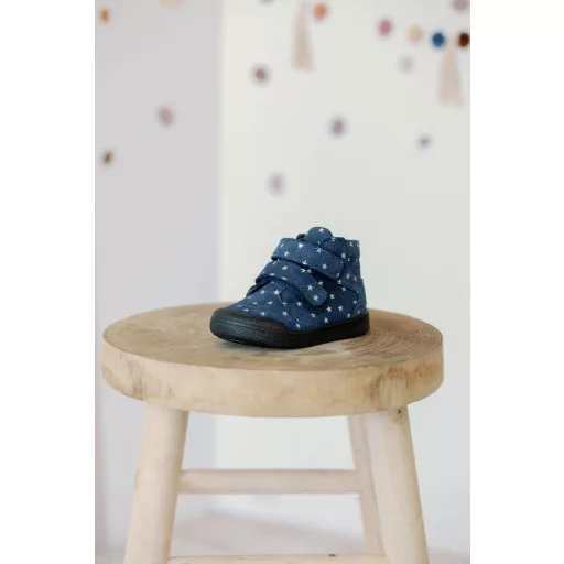 TD Shoes őszi vízálló cipő - Kék csillagos