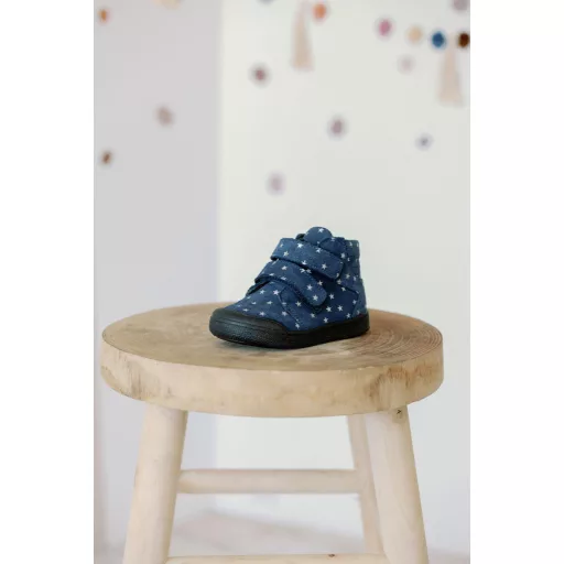 TD Shoes őszi vízálló cipő - Kék csillagos