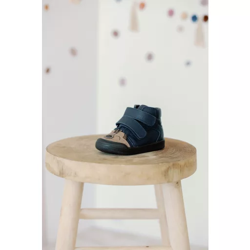 TD Shoes őszi vízálló cipő - Kék sünis